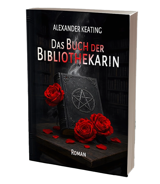 Buchcover Das Buch der Bibliothekarin von Alexander Keating